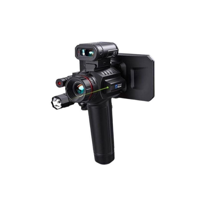 KI Wärmebild-Nachtsichtgerät, Dual-Bildfusion, Laser-Entfernungsmesser, HD-Video, IP67, Outdoor-Fernglas